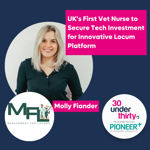 UK's First Vet Nurse to Secure Tech Investment for Innovative Locum Platform