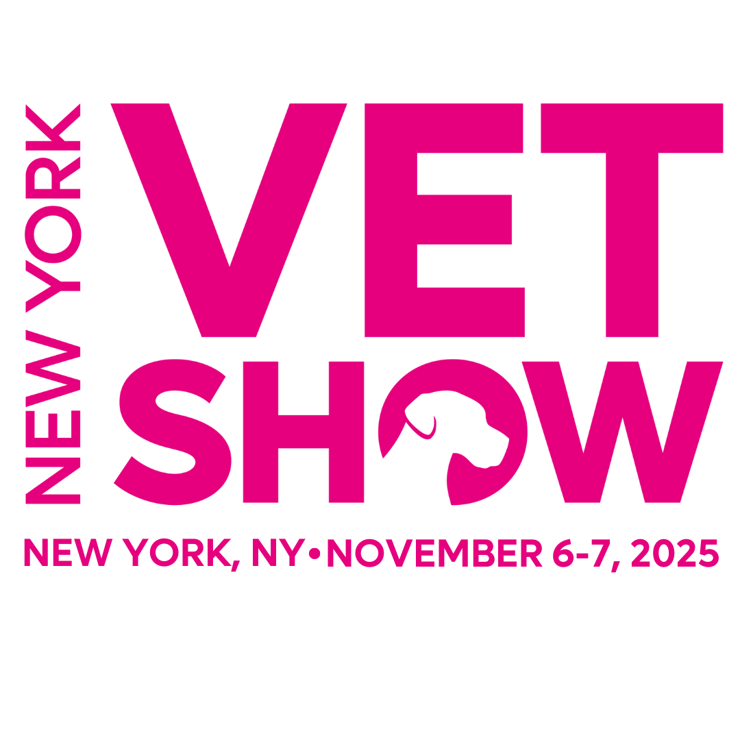 New York Vet pink logo with dates