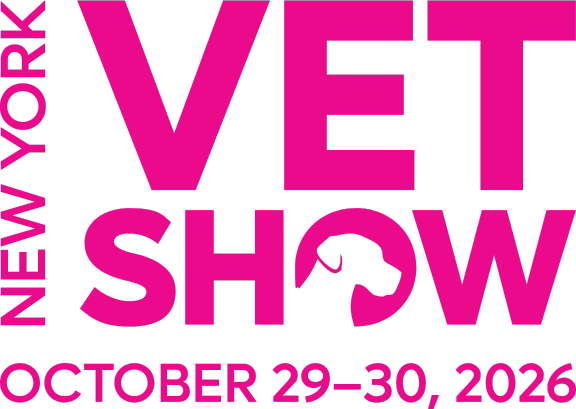 New York Vet pink logo with dates