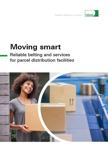 Moving smart Reliable belting and services for parcel distribution facilities