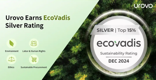 Urovo earns EcoVadis Silver Rating