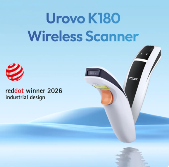 Urovo’s K180 Wireless Barcode Scanner Receives 2026 Red Dot Product Design Award