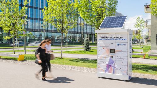 ARKA Smart Parcel Lockers - The Autonomous SunCharge Locker