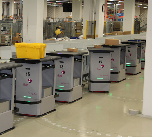 Swiss Post chose the Fives' GENI-Ant™ AMR sorter to guarantee a fast & accurate delivery service