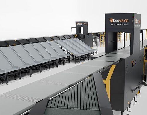Crossbelt Sortation System - BeeSort HS