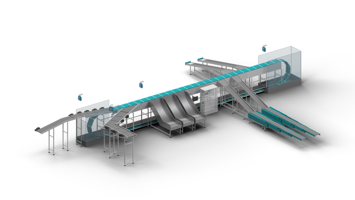 E-Cross / Line Crossbelt Sorter 