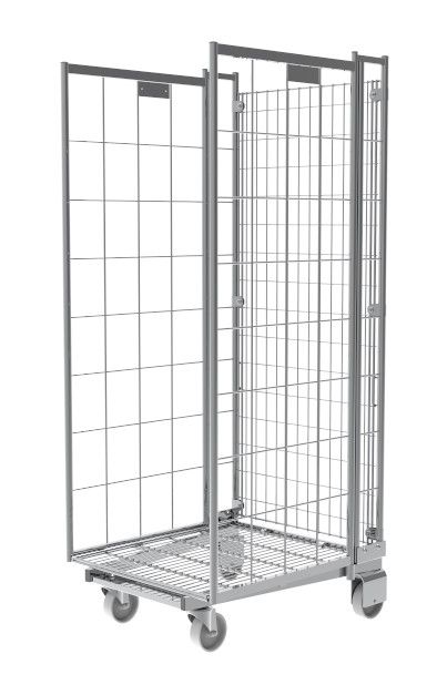  NESTABLE ROLL CONTAINER 3 SIDED 