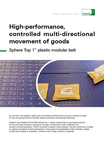 High-performance, controlled multi-directional movement of goods