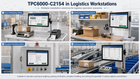 Optimize Smart Logistics Workstation Operations | Industrial Panel PC TPC6000-C2154