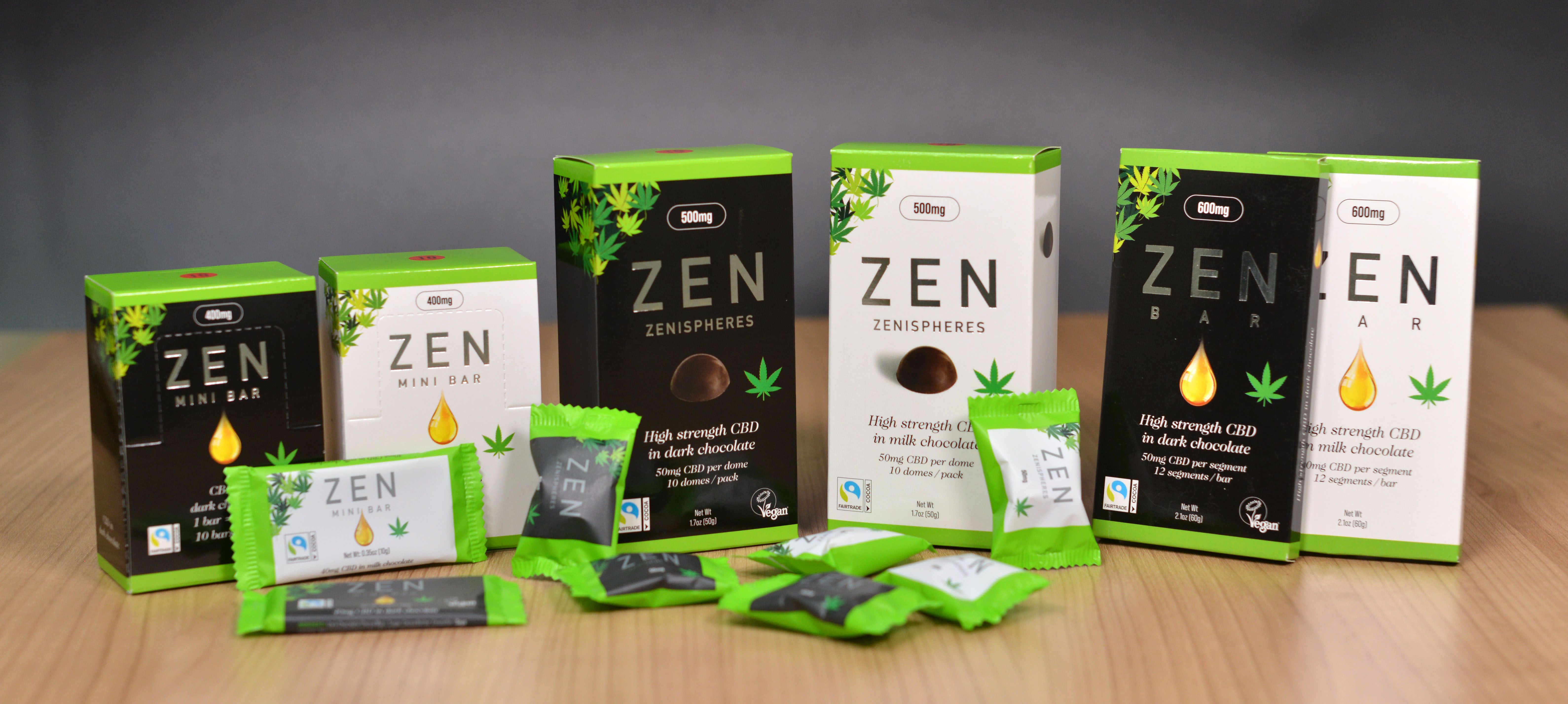 NEW :    FINE CHOCOLATE INFUSED WITH CBD