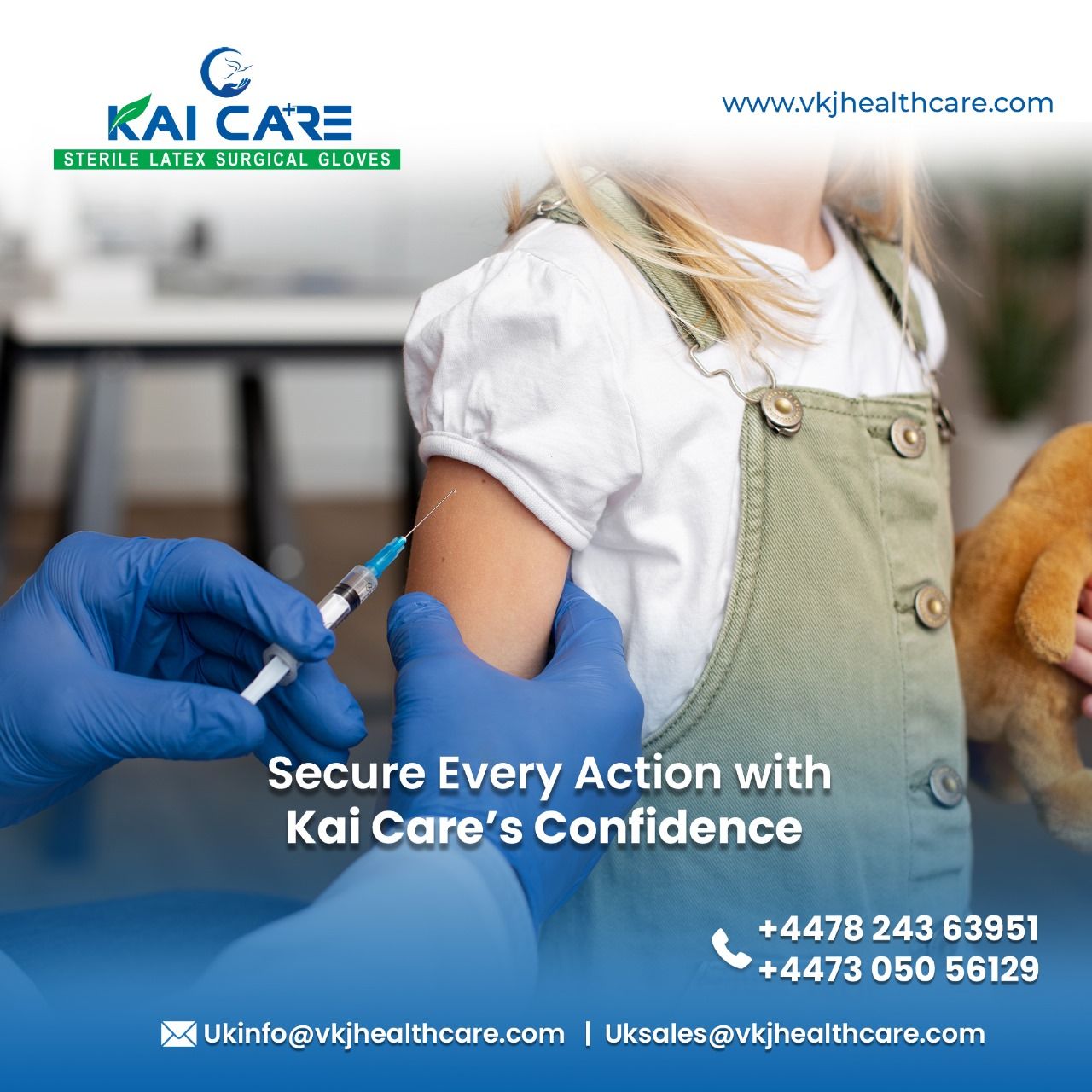 The wait is over, Innovative Protection: Kai Care Gloves Set to Transform Safety Standards at the UK Pharmacy Show.