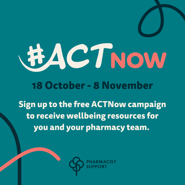 Pharmacist Support’s ACTNow campaign is back to tackle key pharmacy issues