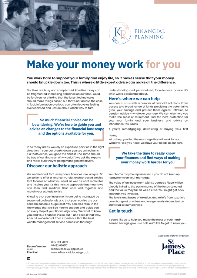 Make your money work for you