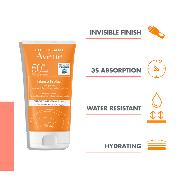 Avène Intense Protect SPF 50+ Sun Cream for Very Sensitive Skin 150 ml