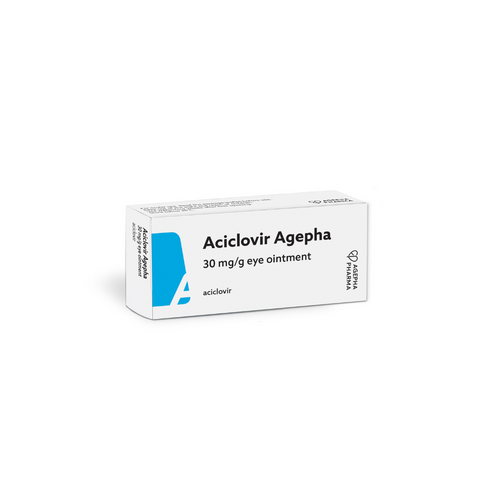 Aciclovir Agepha, 30 mg/g eye ointment