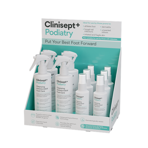 Clinisept+ Podiatry Counter Top Display