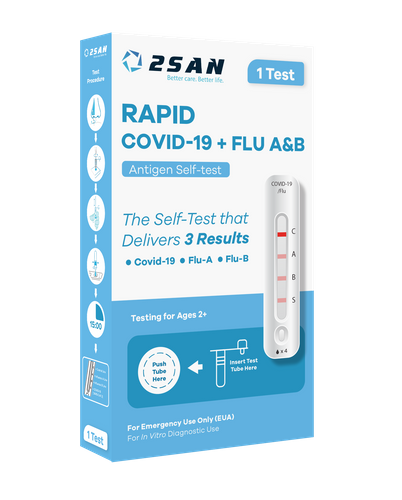 Rapid Covid-19 + Flu A&B Antigen Self Test