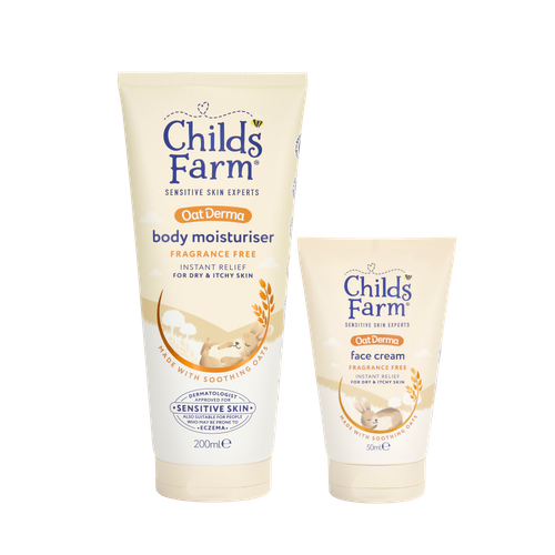 Childs Farm OatDerma Face Cream and Body Moisturiser