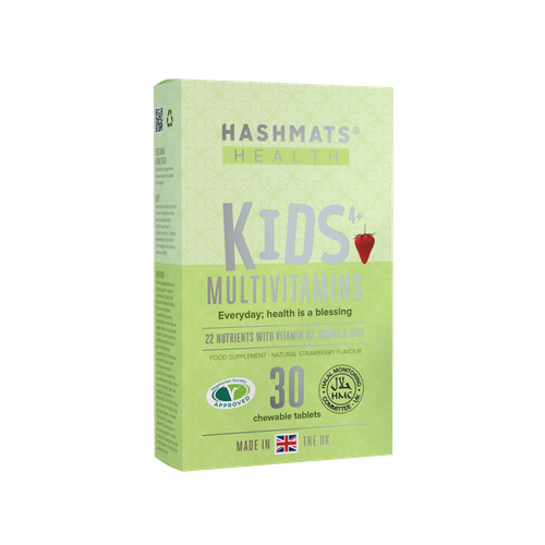 HASHMATS Kids 4+ Multivitamins Strawberry Chewable tablets