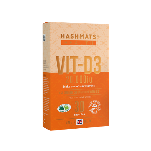 HASHMATS Vit-D3 20,000iu capsules