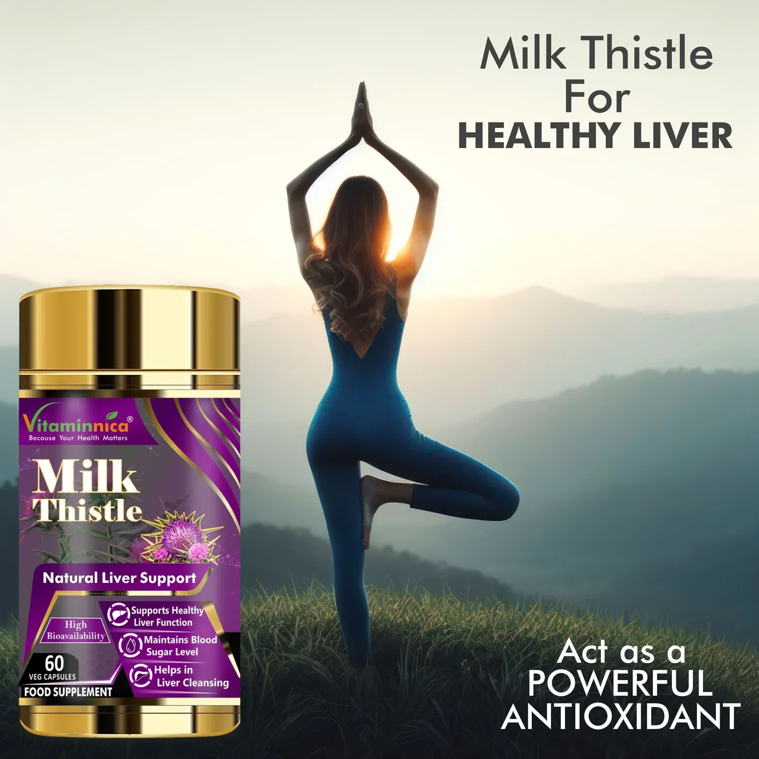 Vitaminnica Milk Thistle Natural Liver Support Pharmacy Show 2024