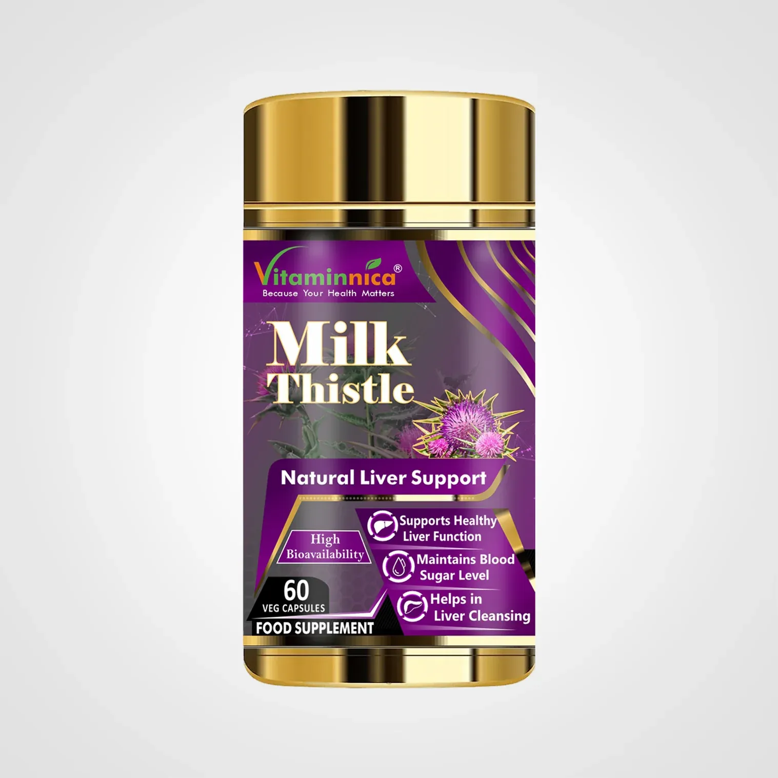 Vitaminnica Milk Thistle- Natural Liver Support