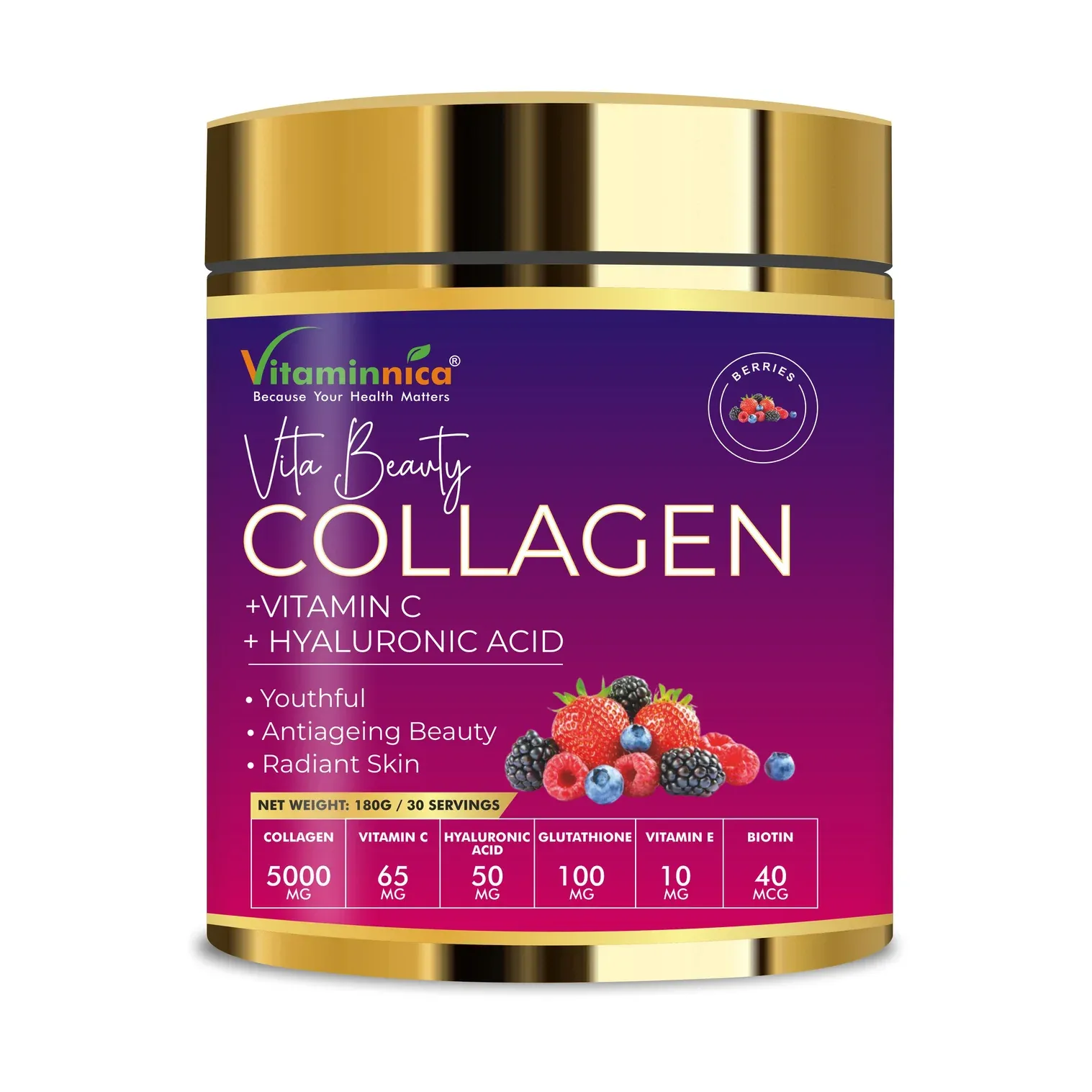 Vitaminnica Vita Beauty Premium Bovine Collagen Powder