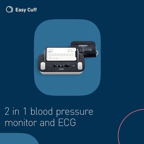 OMRON Complete 2-in-1 Electrocardiogram (ECG) and BPM