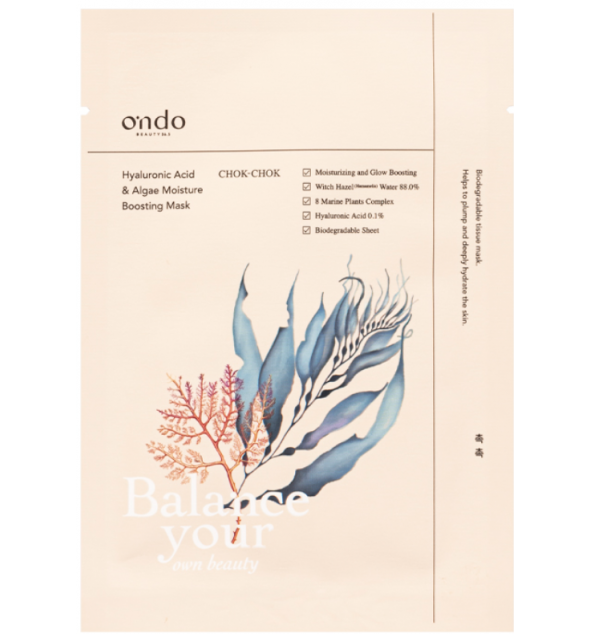 HYALURONIC ACID & ALGAE MOISTURE BOOSTING MASK