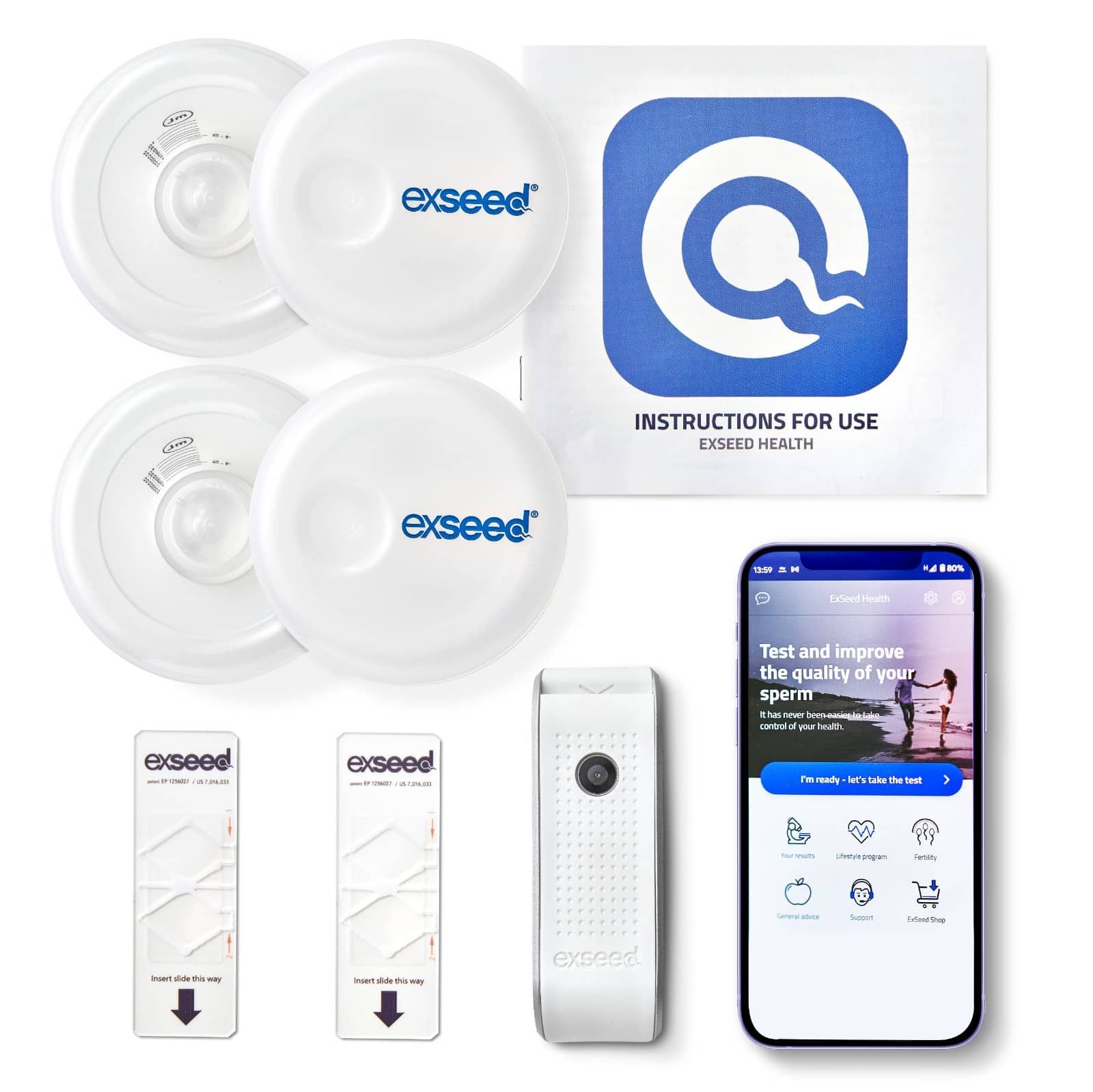 ExSeed Home Sperm Test Kit (2/5 tests)