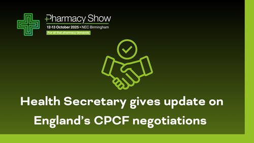 Health Secretary gives update on England’s CPCF negotiations