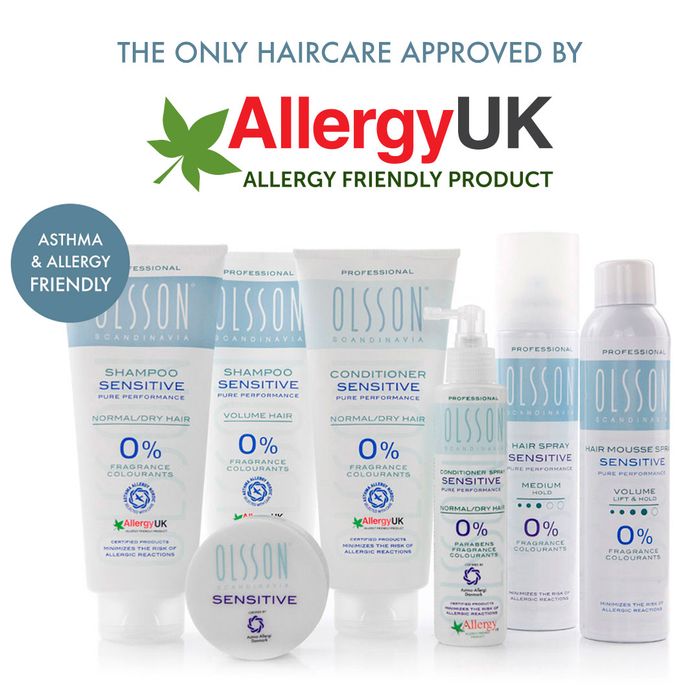 Stockists wanted for Olsson Scandinavia, the ONLY haircare approved by Allergy UK*