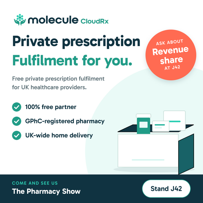 Private prescription fulfilment for you! Meet Molecule CloudRx at Stand J42