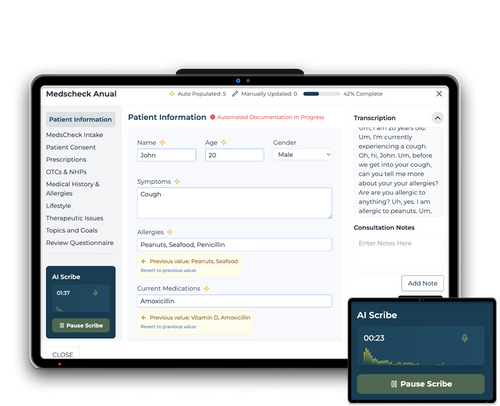 Patient Forms & Automated Documentation