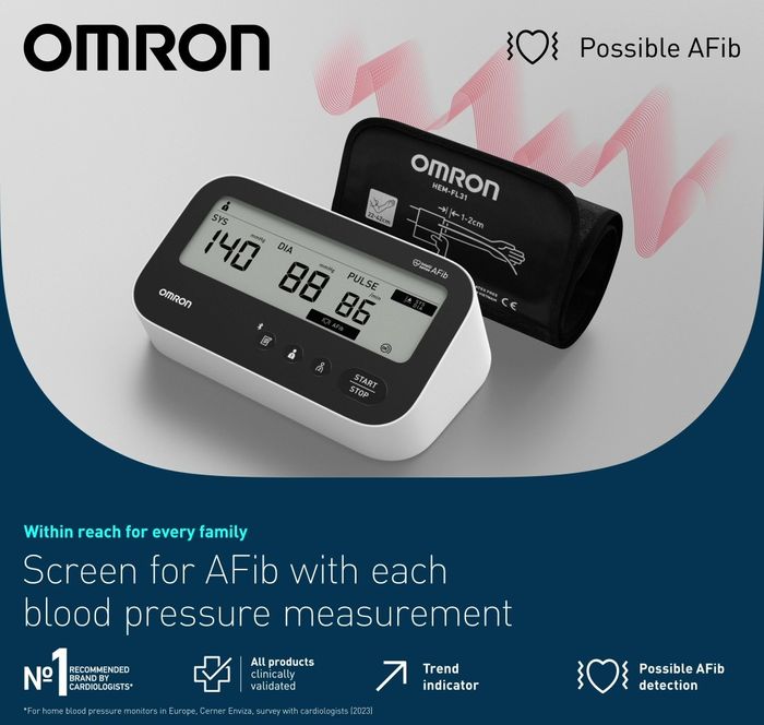 NEW OMRON M4 Connect AFib Upper Arm Blood Pressure Monitor