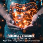 Vitaminnica ACV Moringa Effervescent Tablets 500mg Apple Cider Vinegar with No Added Sugar for Gut Health