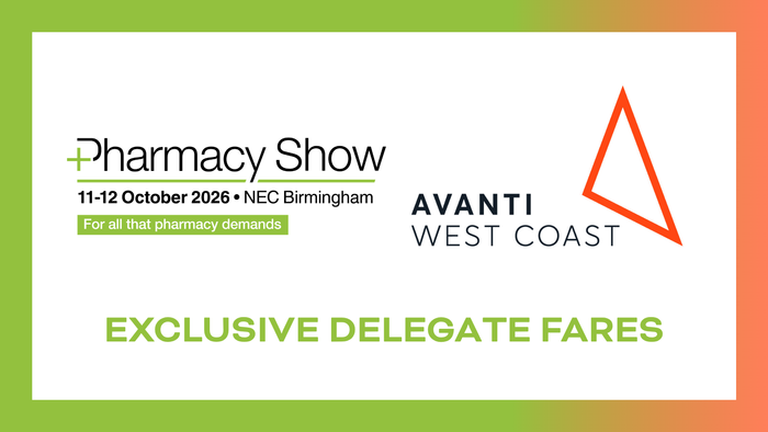 Save 20% on Avanti West Coast travel to the Pharmacy Show 2026