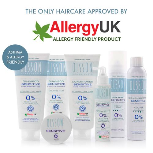 Stockists wanted for Olsson Scandinavia, the ONLY haircare approved by Allergy UK*