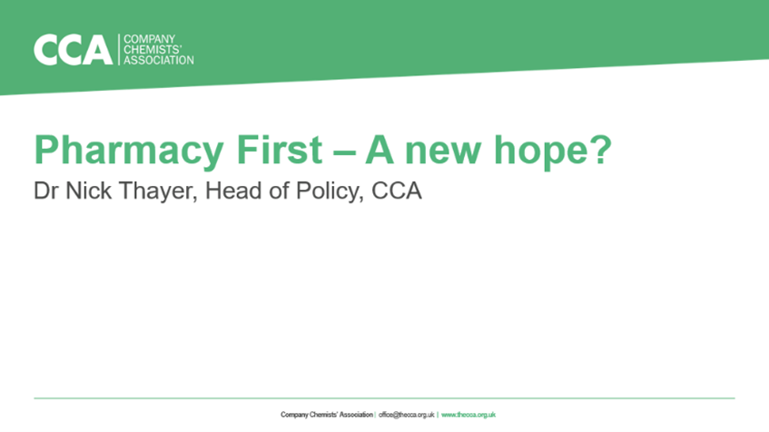 Pharmacy First