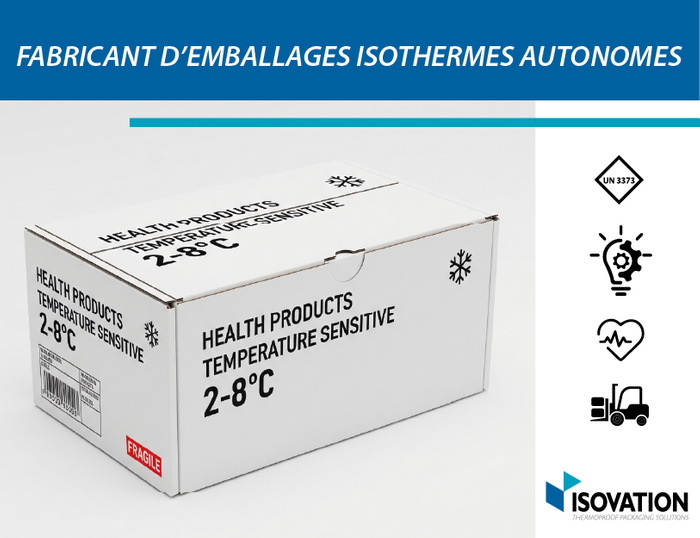 ISOVATION innove pour sécuriser la chaîne du froid des produits sensibles