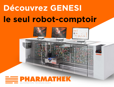 Pharmathek présente Genesi, une révolution dans le domaine de l'automatisation pharmaceutique avec son nouveau concept novateur : le robot-comptoir.