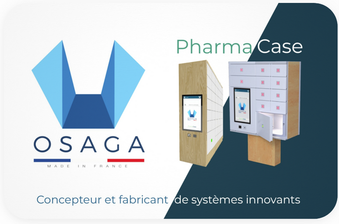 Osaga présente PharmaCase, une solution innovante qui modernise le retrait des commandes et des promis en pharmacie grâce à une technologie unique : le casier intelligent thermorégulé.