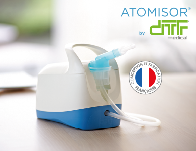 ATOMISOR® : depuis plus de 70 ans, des systèmes de nébulisation fabriqués en France, permettant de traiter des pathologies broncho-pulmonaires et ORL.
