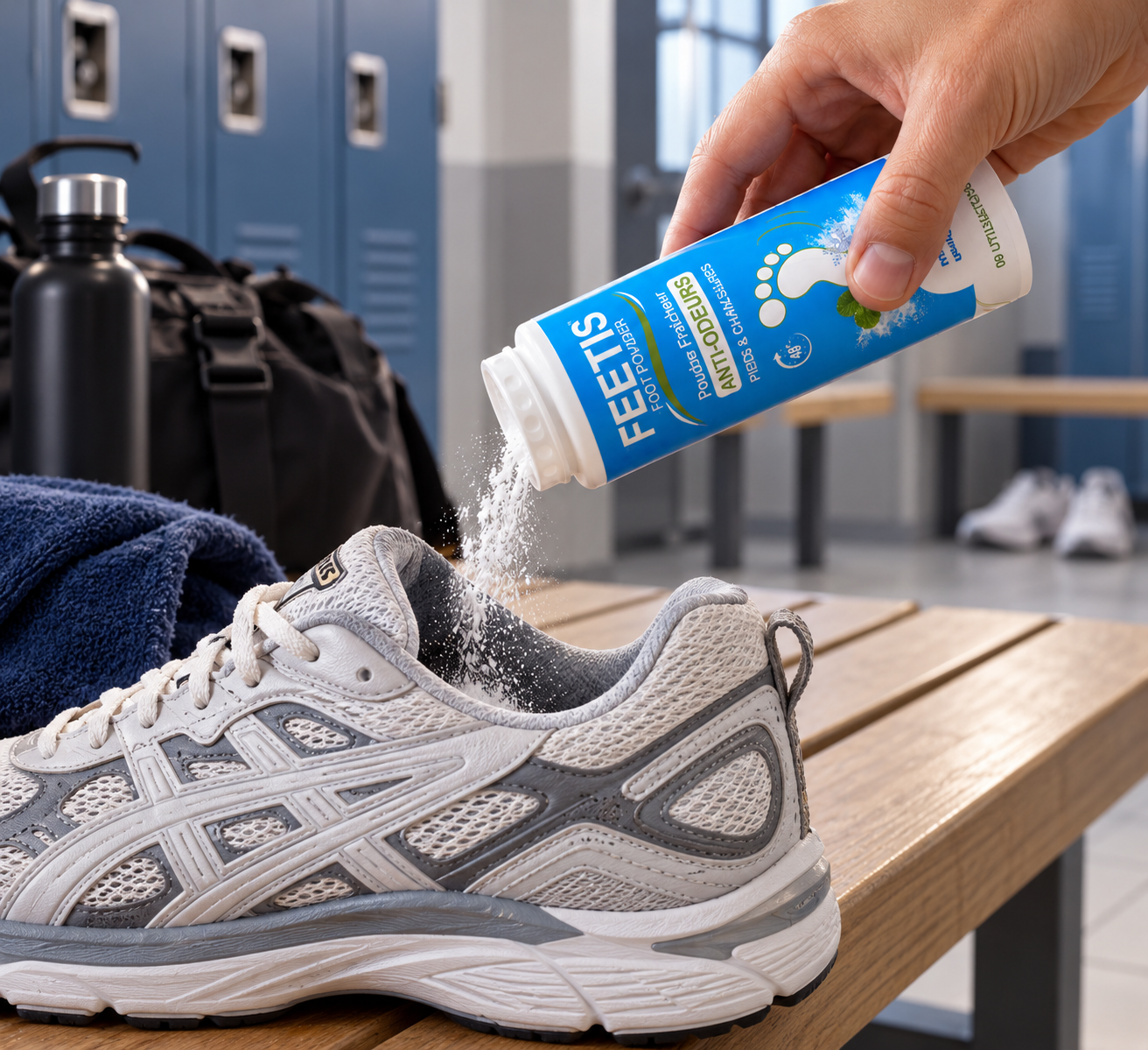 Feetis poudre pieds et chaussures