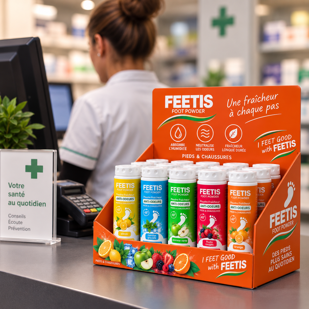 Feetis présentoir