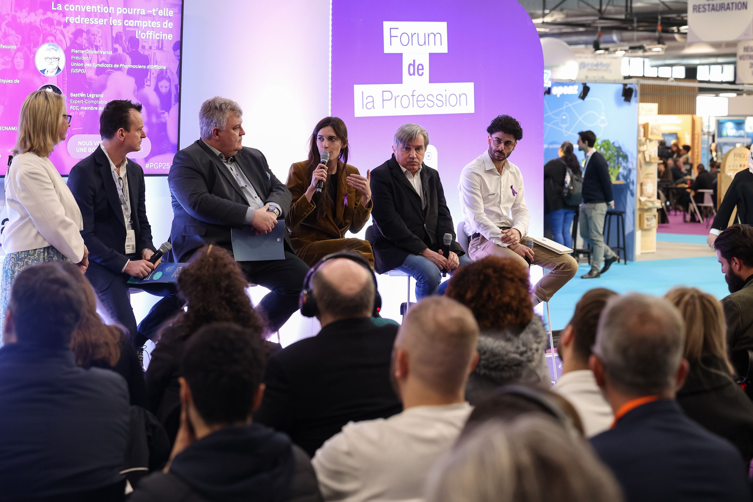 Intervenants au salon de la pharmacie à Paris