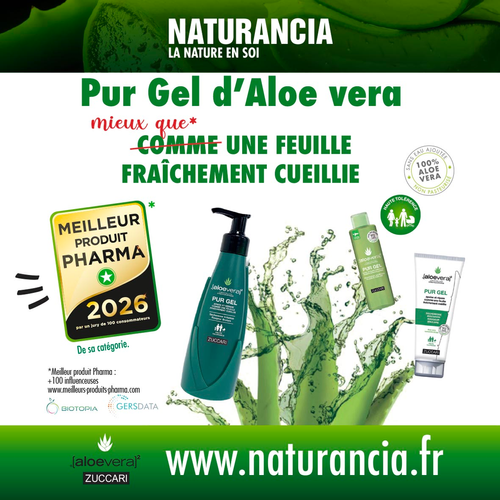 Pur Gel d’Aloe vera : &eacute;lu Meilleur Produit Pharma 2026