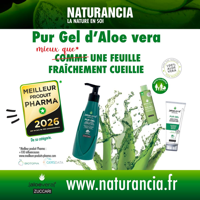 Pur Gel d’Aloe vera : élu Meilleur Produit Pharma 2026