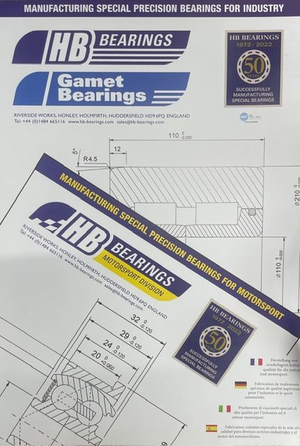 HB Bearings Brochure in Spanish