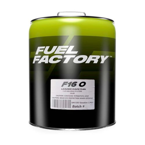 F 16 O oxyganated leaded fuel